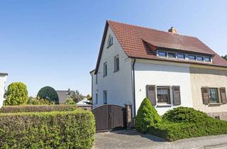 Doppelhaushälfte kaufen in 04539 Groitzsch, Exklusive Doppelhaushälfte mit Garage, Garten und Koiteich
