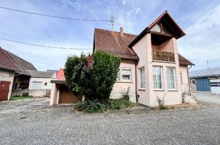 Einfamilienhaus kaufen in 74585 Rot am See, Großzügiges Einfamilienhaus mit Scheune & Maschinenhalle auf traumhaftem Grundstück