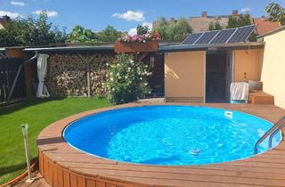 Doppelhaushälfte kaufen in 06749 Bitterfeld-Wolfen, Modernisierte Doppelhaushälfte mit Pool – Einziehen & Wohlfühlen in Bitterfeld