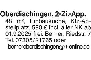 Wohnung mieten in 89610 Oberdischingen, Oberdischingen