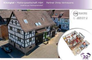 Einfamilienhaus kaufen in 63607 Wächtersbach, Wächtersbach - FÜR LIEBHABER ECHTER BAUKUNST - Fachwerkhaus mit Seele in zentraler Stadtlage