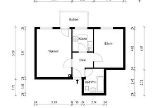 Wohnung kaufen in 86159 Augsburg, Augsburg - Sonnige 2-Zimmer-Wohnung provisionsfrei im beliebten Univiertel