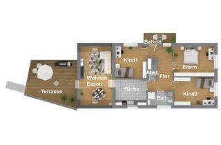 Wohnung mieten in 76744 Wörth, *Büchelberg* - Schöne 4-Zi. mit großer Terrasse und Garage