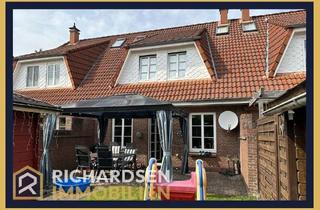 Haus kaufen in 25917 Leck, Geräumiges Reihenmittelhaus mit Süd-Terrasse und Carport-Stellplatz in Leck