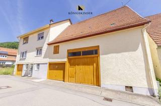 Haus kaufen in 73344 Gruibingen, Platz genug für 2 Generationen - 2-Familien-Haus mit großer Scheune zur Verwirklichung Ihrer Ideen