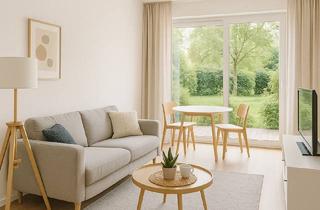 Immobilie mieten in 29223 Celle, Alles inklusive! Modern möblierte 2-Zimmer-Wohnung mit Terrasse in ruhiger Lage - Ideal für Pendler!