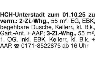 Wohnung mieten in 72379 Hechingen, 2-Zi.-Whg.