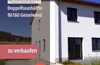 Doppelhaushälfte kaufen in 96160 Geiselwind, Geiselwind - Offen. Hell. Zuhause. - Wohnglück im Erstbezug in Geiselwind