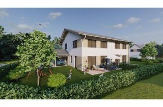 Doppelhaushälfte kaufen in 93413 Cham, Cham - Doppelhaushälfte - KfW 40 Neubau mit PV, Carport, Südwestgarten