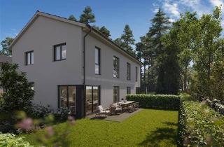 Doppelhaushälfte kaufen in 16321 Bernau, Bernau bei Berlin - Neubau mit Grundstück! Inkl. Fußbodenheizung, Terrasse, zwei Stellplätzen usw: Stadthäuser in Bernau