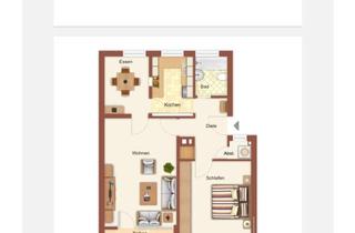 Wohnung mieten in Bruderhofstraße 44, 78224 Singen, 2,5-Zimmer-Wohnung in Singen Nord mit Balkon, EBK & Garage