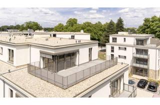 Wohnung mieten in 47228 Bergheim, Wohnen über den Dächern - Stilvolle, helle 2-Zi.-Seniorenwohnung mit Aufzug und Dachterrasse