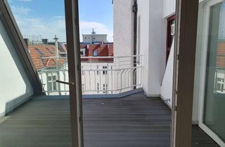 Wohnung mieten in Kaiserdamm 87, 14057 Charlottenburg (Charlottenburg), Stilvolle, neuwertige 4-Zimmer-Dachgeschosswohnung mit geh. Innenausstattung mit Balkon und EBK