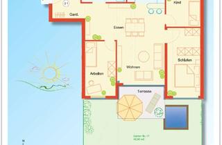 Wohnung mieten in Liesel-Bach-Straße xx, 71034 Böblingen, 4,5 Zimmer Wohnung 91,3 qm mit Terrasse, Garten Einbauküche und Doppelparkerstellplatz, Flugfeld