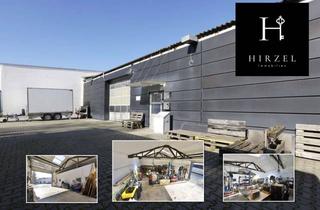 Gewerbeimmobilie kaufen in 65468 Trebur, WORK-LIFE-BALANCE: Riesiger Bungalow mit großzügiger Garage und Halle