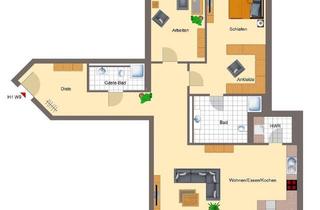 Wohnung mieten in Stefan-George-Straße 14-16, 55411 Bingen, Bingen-Stadt - Großzügige 3ZKB Neubau-Wohnung mit Terrasse und Wintergarten