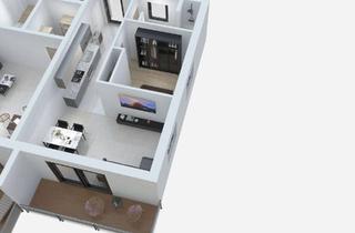 Penthouse mieten in Am Sportplatz 24, 37284 Waldkappel, Erstbezug mit Balkon und EBK: Stilvolle 2-Zimmer-Penthouse-Wohnung mit geh. Innenausstattung