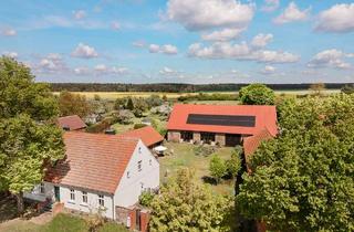 Haus kaufen in Dorfstraße 20, 16775 Stechlin, Großer schöner Hof und Wiese am See im Ort