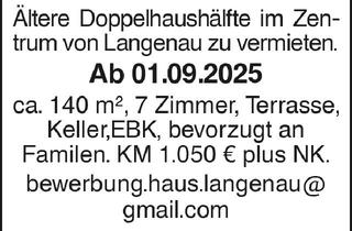 Haus mieten in 89129 Langenau, Doppelhaushälfte