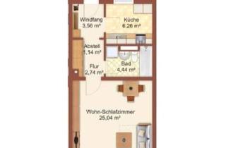 Wohnung kaufen in 83301 Traunreut, Traunreut - Apartment mit Balkon ca. 44 qm im 1.OG -keine Provision!