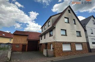 Haus kaufen in 36396 Steinau, Fachwerkhaus mit viel Potential, Scheune und Hof in ruhiger Lage von Steinau-Ulmbach