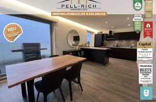 Penthouse kaufen in 76275 Ettlingen, PROVISIONSFREI: Exklusives Penthouse mit Panorama-Dachterrasse und TG-Stellplatz in Ettlingen