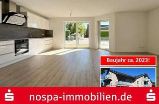 Wohnung kaufen in 25840 Friedrichstadt, Neuwertige 3-Zimmer Eigentumswohnung mit PKW-Stellplatz und Terrasse im "Quartier 1621"