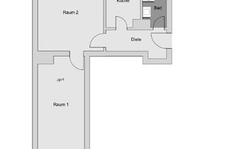Wohnung mieten in Singerstr. 1/2, 86159 Innenstadt, 2,0-Zimmer-Wohnung in Augsburg Bahnhofs-, Bismarckviertel
