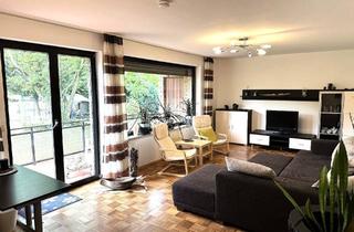 Wohnung mieten in 40472 Düsseldorf, Düsseldorf-Lichtenbroich: Möblierte Zwei-Zimmer-Balkonwohnung mit Gartenzugang!