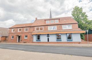 Haus kaufen in 21706 Drochtersen, Vielseitig nutzbares Objekt mit Gewerbeeinheit, zwei Wohnungen & Ausbaumöglichkeiten