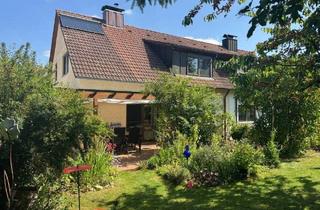 Doppelhaushälfte kaufen in 91522 Ansbach, Ansbach - Einziehen und wohlfühlen. Gepflegte, naturnahe Doppelhaushälfte mit Einliegerwohnung und Garage