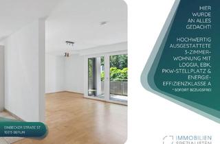 Wohnung kaufen in Einbecker Straße 57, 10315 Berlin, Berlin - HOCHWERTIG AUSGESTATTETE 3-ZIMMER-WOHNUNG MIT LOGGIA, EBK, STELLPLATZ & ENERGIEEFFIZIENZKLASSE A