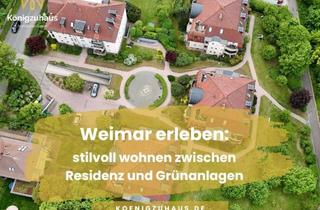 Wohnung kaufen in 99425 Parkvorstadt, Weimar erleben: Stilvoll wohnen zwischen Residenz und Grünanlagen
