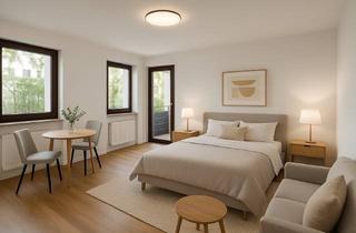 Wohnung kaufen in 84478 Waldkraiburg, Frisch renoviert & zentral! Helle 1-Zi.-Wohnung mit Loggia - Ohne Provision!