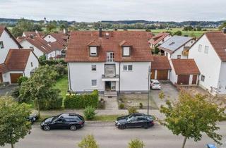 Wohnung kaufen in 86470 Thannhausen, Lichtdurchflutete 2-Zimmer-Dachgeschosswohnung mit Balkon und Garage