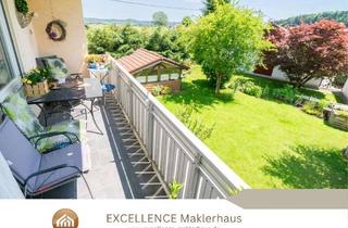 Wohnung kaufen in 87730 Bad Grönenbach, GEPFLEGTE 3-ZIMMER-WOHNUNG mit Südbalkon, eigenem Garten und Doppelgarage!