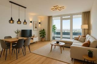 Penthouse kaufen in 82024 Taufkirchen, Penthouse-Feeling: Stilvoll sanierte 3-Zi-Whg mit Alpenblick und TG-Stellplatz. Ohne Provision!