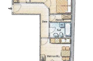 Wohnung mieten in 09322 Penig, 3 Zimmer +EBK + Balkon im Zentrum von Penig