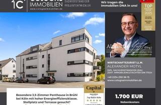 Penthouse mieten in Pingsdorfer Straße 133, 50321 Brühl, PENTHOUSE: MODERNE 3-ZIMMERWOHNUNG ÜBER DEN DÄCHERN, MIT TERRASSE UND TIEFGARAGE BEI KÖLN