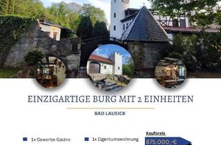 Gewerbeimmobilie kaufen in 04651 Bad Lausick, Investieren mit Charakter: Eventgastronomie & Wohnen in einzigartiger Burgkulisse