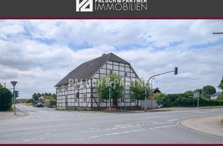 Haus kaufen in 59597 Erwitte, Denkmalgeschütztes Fachwerk-Ensemble mit großem Grundstück in Erwitte-Schmerlecke
