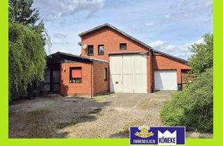 Haus kaufen in 27211 Bassum, Wohnen & Arbeit unter einem Dach! Wohneinheit, Halle, Garage, Ausbaureserve