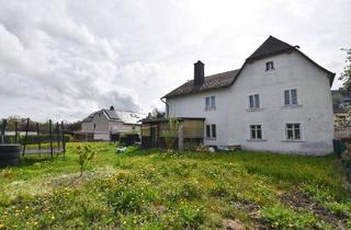 Einfamilienhaus kaufen in 95126 Schwarzenbach a d Saale, Renovierungsbedürftiges Einfamilienhaus mit Garage und großem Garten in Schwarzenbach an der Saale