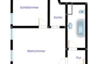 Wohnung mieten in Sternwartenstrasse 14, 97332 Volkach, Stilvolle, modernisierte 2-Zimmer-Wohnung in Leipzig