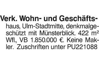 Haus kaufen in 89073 Ulm, Wohn- und Geschäftshaus Ulm-Stadtmitte