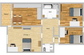 Immobilie mieten in Riesengebirgstraße 14, 93073 Neutraubling, ✨ Möbliertes WG-Zimmer in RENOVIERTER Wohnung ✨