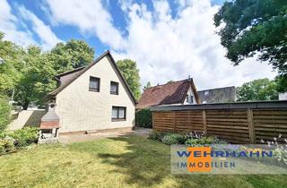 Einfamilienhaus kaufen in Wulfsdorfer Weg 91, 22926 Ahrensburg, Ahrensburg - RESERVIERT: Idyllisches Einfamilienhaus mit Vollkeller und großem Garten in zentrumsnaher Wohnlage