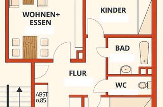 Wohnung mieten in 67677 Enkenbach-Alsenborn, Helle 3-ZKB-Wohnung in gepflegtem 6-Parteienhaus – mit Stellplatz und großem Kellerraum in Enkenbach
