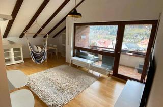 Wohnung mieten in Blöcherweg 19, 75323 Bad Wildbad, Attraktive 2 Zimmer-Dachgeschosswohnung mit Balkon und Einbauküche in Bad Wildbad