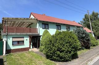 Haus kaufen in Mühlhäuser Straße 82, 99820 Hörselberg-Hainich, Großes Zweifamilienhaus mit 214 qm WF am Nationalpark Hainich – Ortsrandlage mit 1.961 m² Grundstück